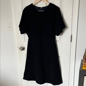 J. Crew Collection Navy Wool Boucle Dress - Size 10